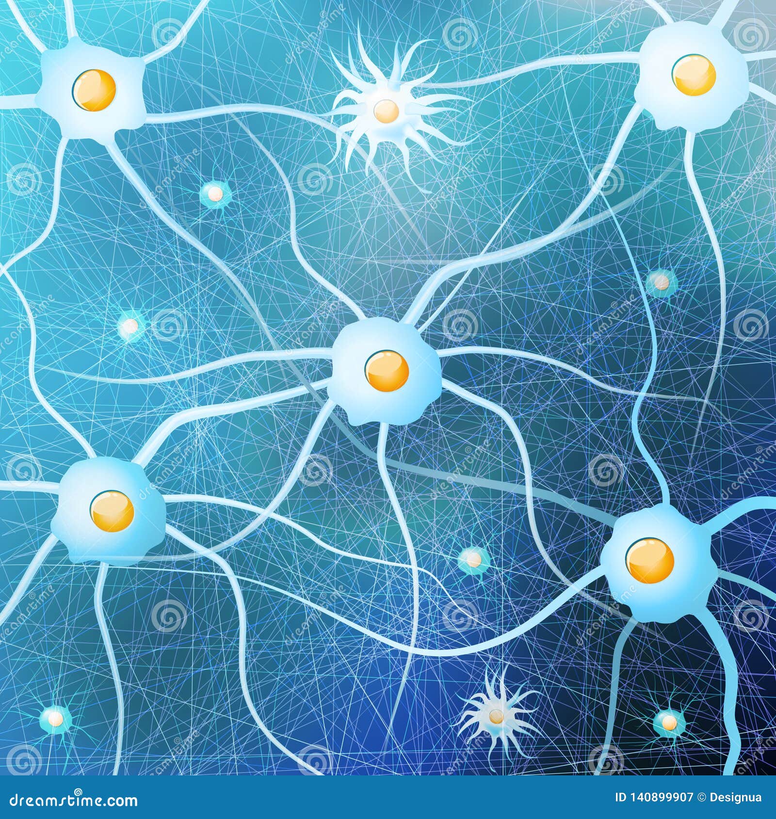 neurons in the brain wallpaper