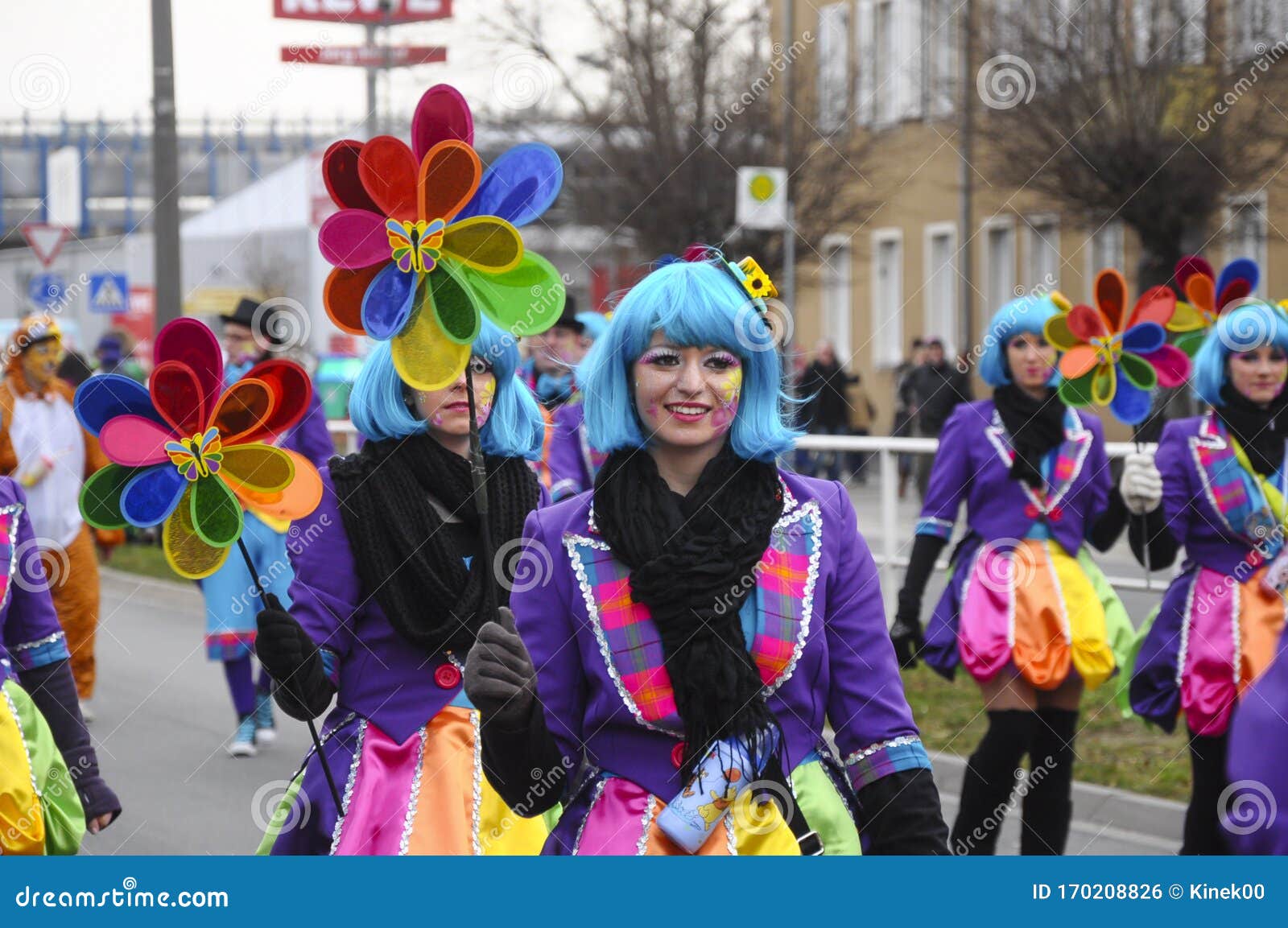 Neuwied, Germany 11 February 2013. Annual German Carnival, Rosenmontag ...