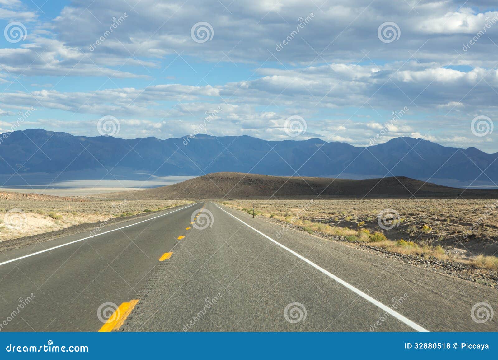 Nevada highway 50 stock photo. Image of lonely, highway - 32880518