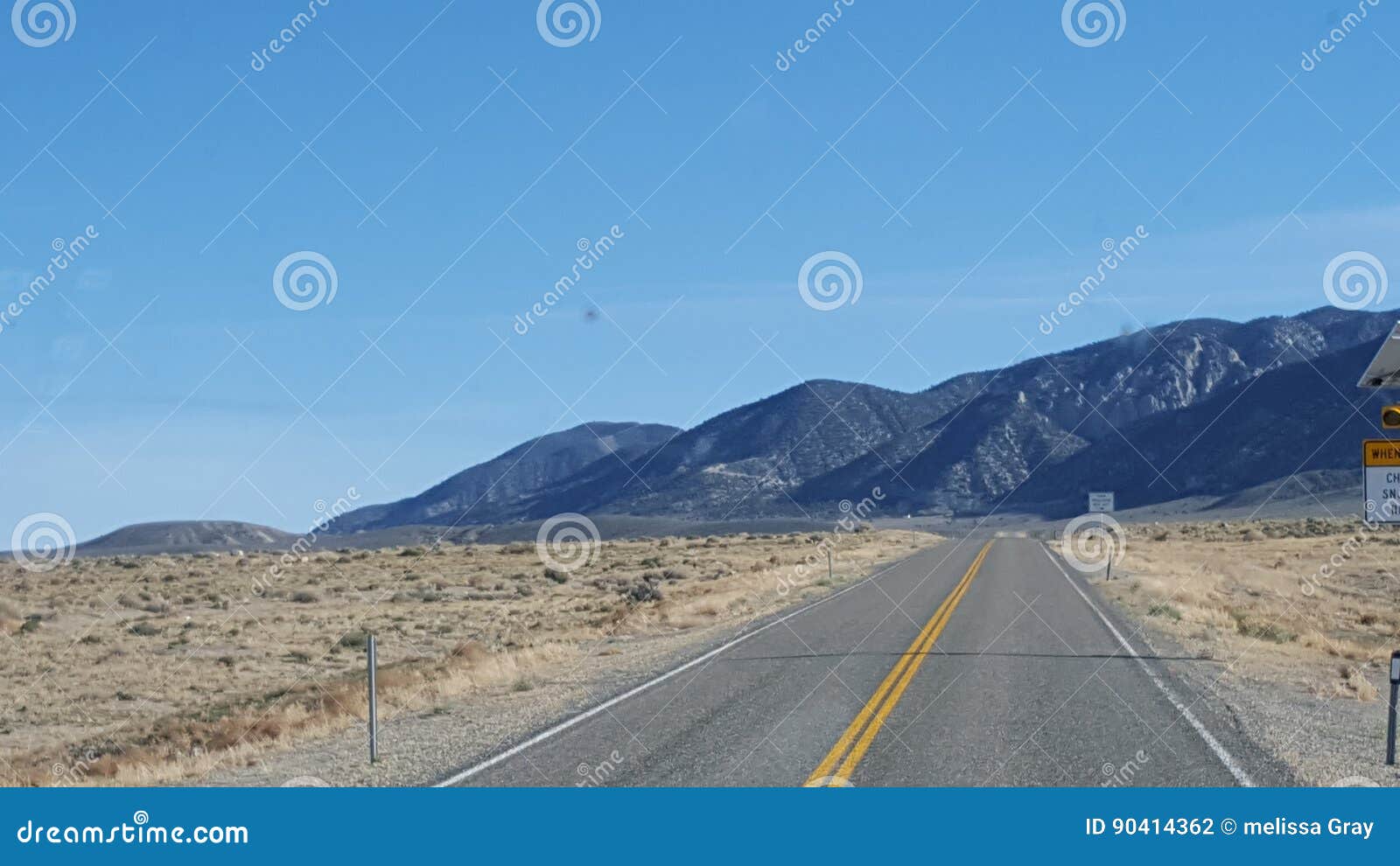 Nevada stock photo. Image of horizon, badlands, hill - 90414362