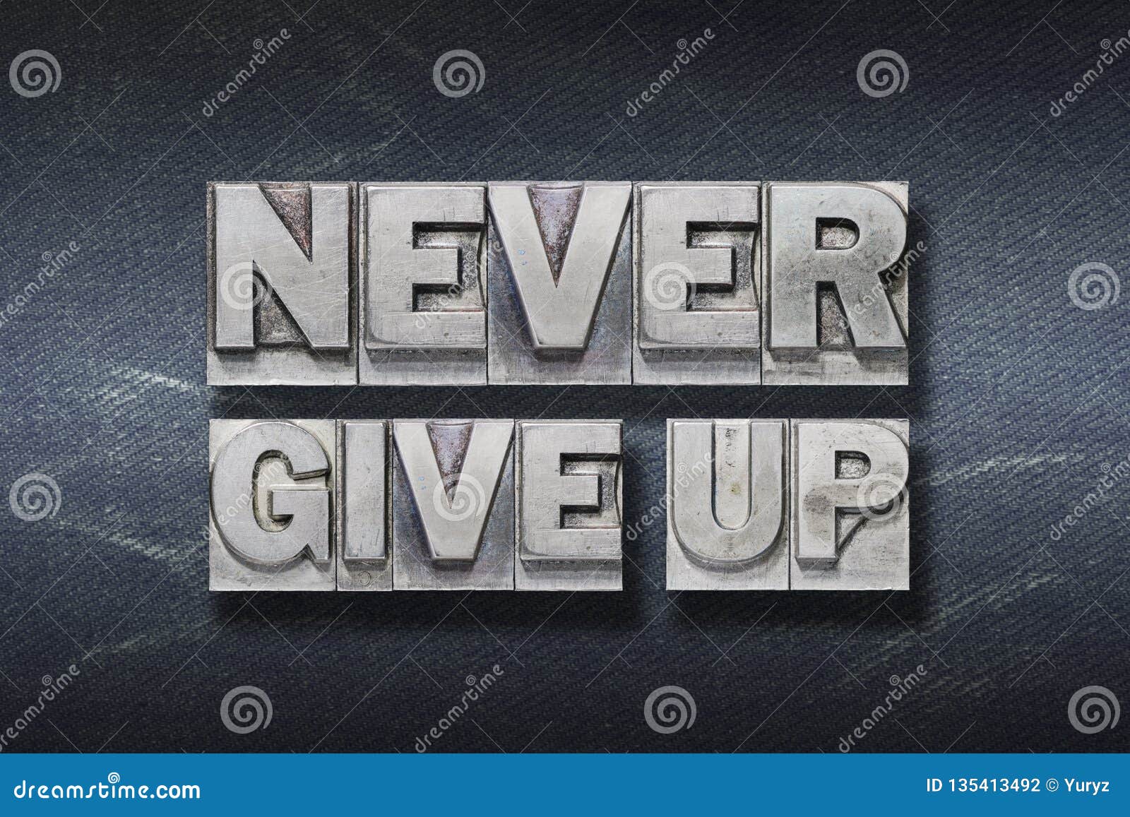 never give up den