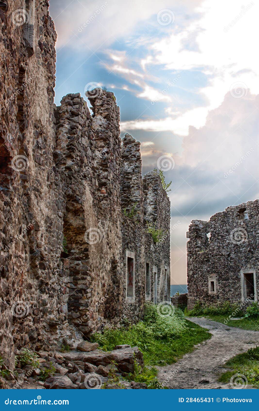 nevitskiy castle near uzhgorod