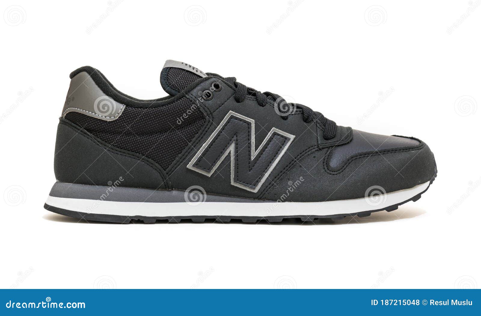 New Balance Shoes Black Color Editorial Stock Photo - Image of black,  athletic: 187215048