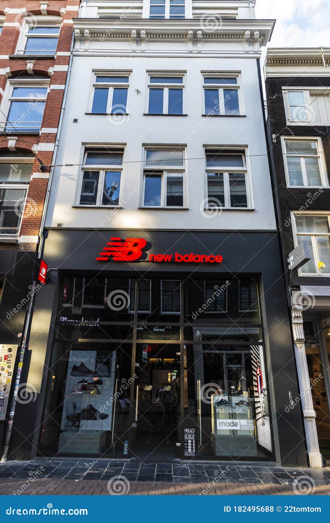 Billy Goat Kanon long New Balance Sports Store in Amsterdam, Netherlands Editorial Stock Photo -  Image of clothes, advertising: 182495688