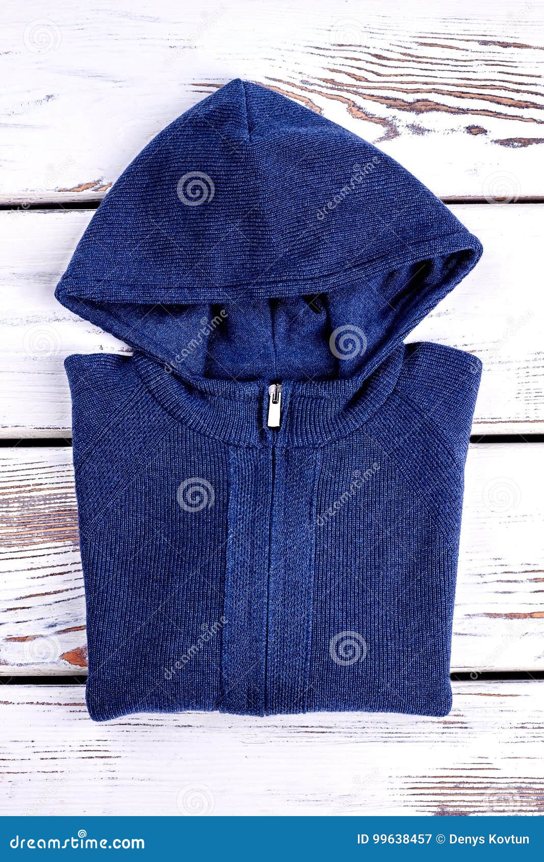 New Beautiful Knitted Hooded Cardigan. Stock Image - Image of knitted ...
