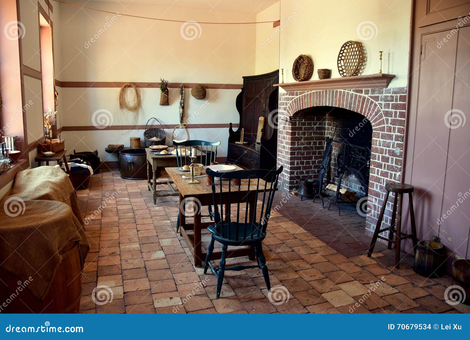 New Bern NC Kitchen Wing At 1770 Tryon Palace Editorial Stock