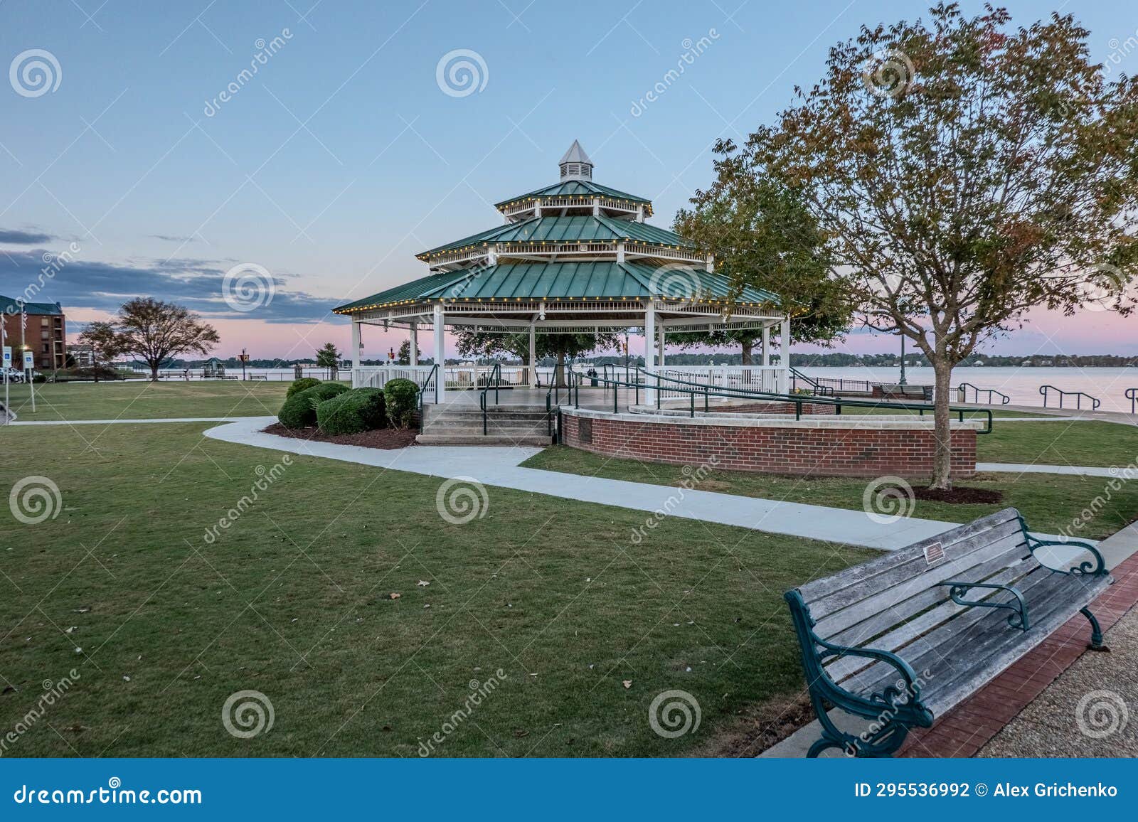 New Bern North Carolina Town Riverfront Scenes Stock Photo Image of