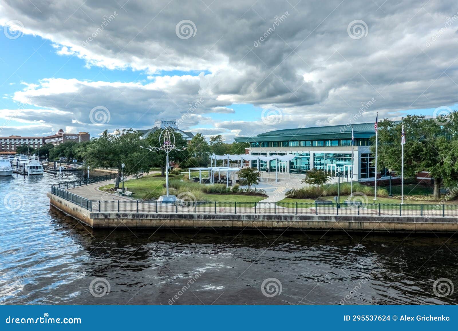 New Bern North Carolina Town Riverfront Scenes Stock Photo Image of