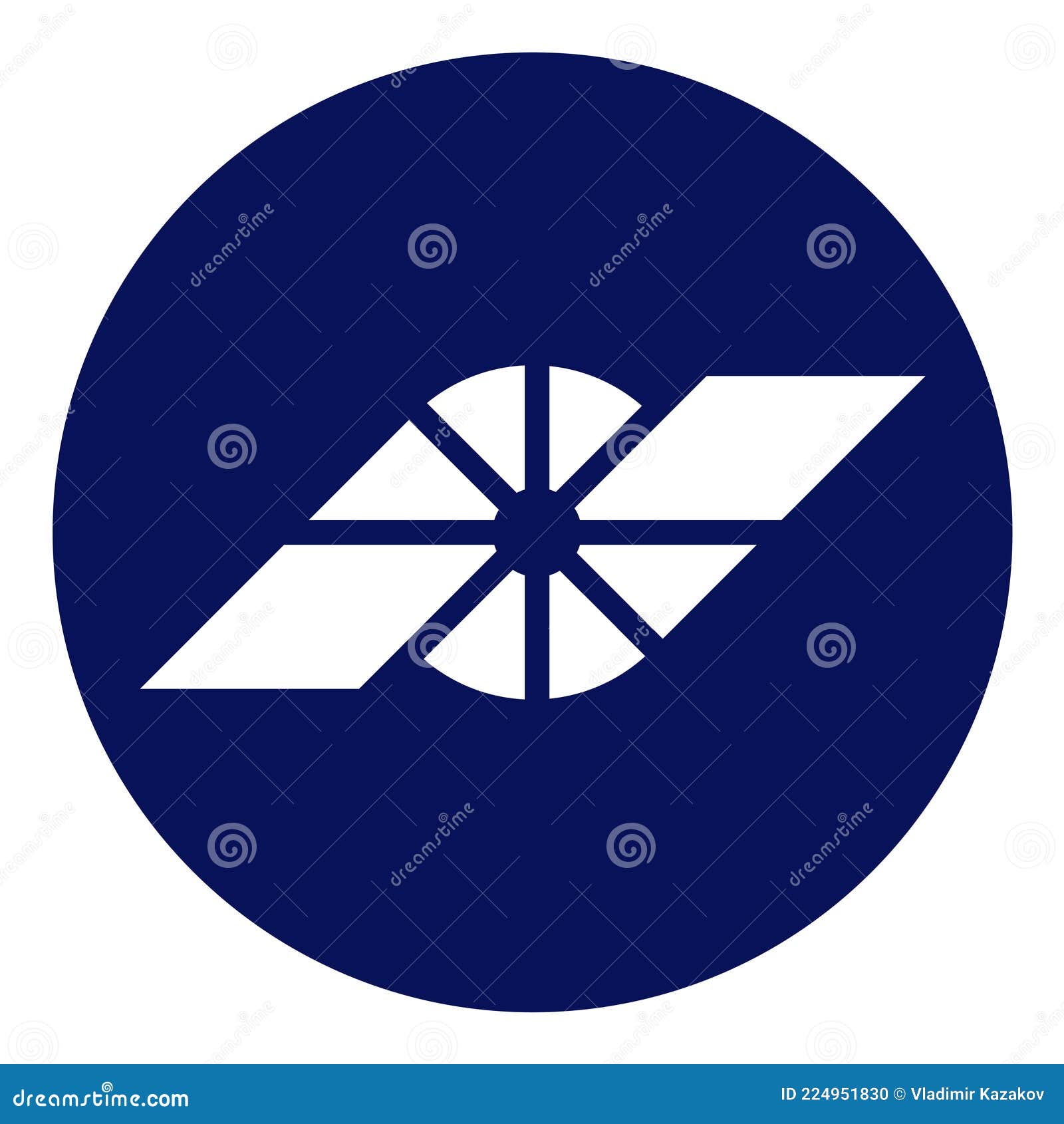 new bitshares nbs token  cryptocurrency logo in circle, coin icon  on white background.