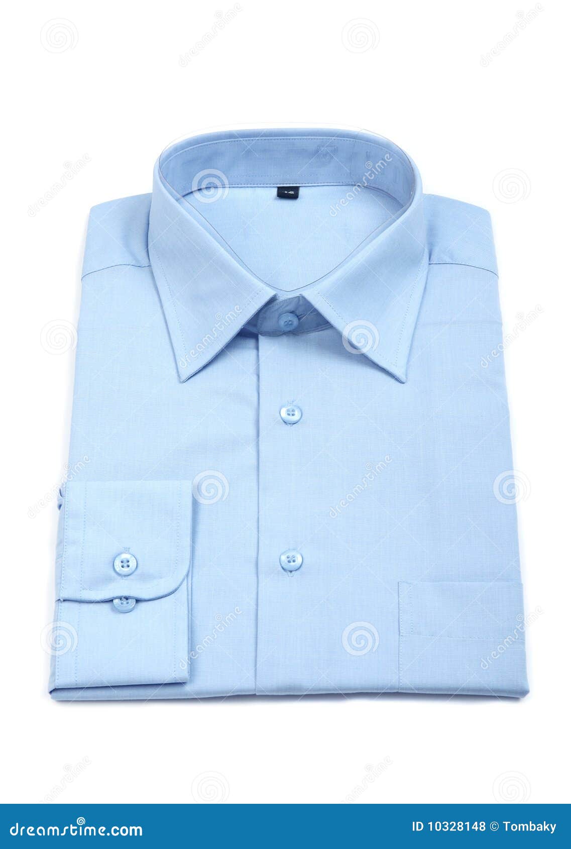 New blue man s shirt stock photo. Image of fashion, laundry - 10328148