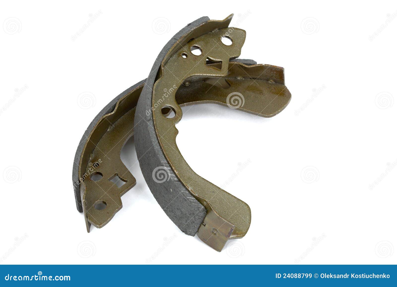 New Brake Pads Drum Brake () Stock Image Image of automobile, white