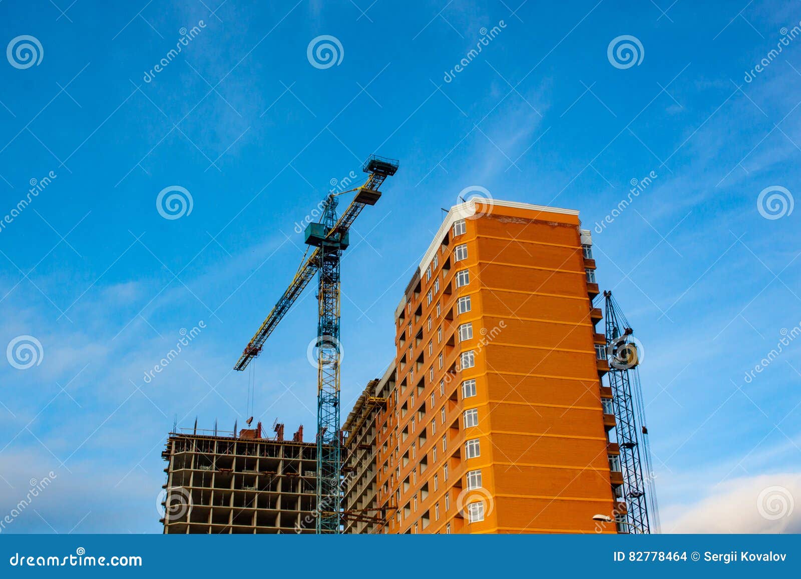 New Building Under Construction Stock Photo Image of highrise, home