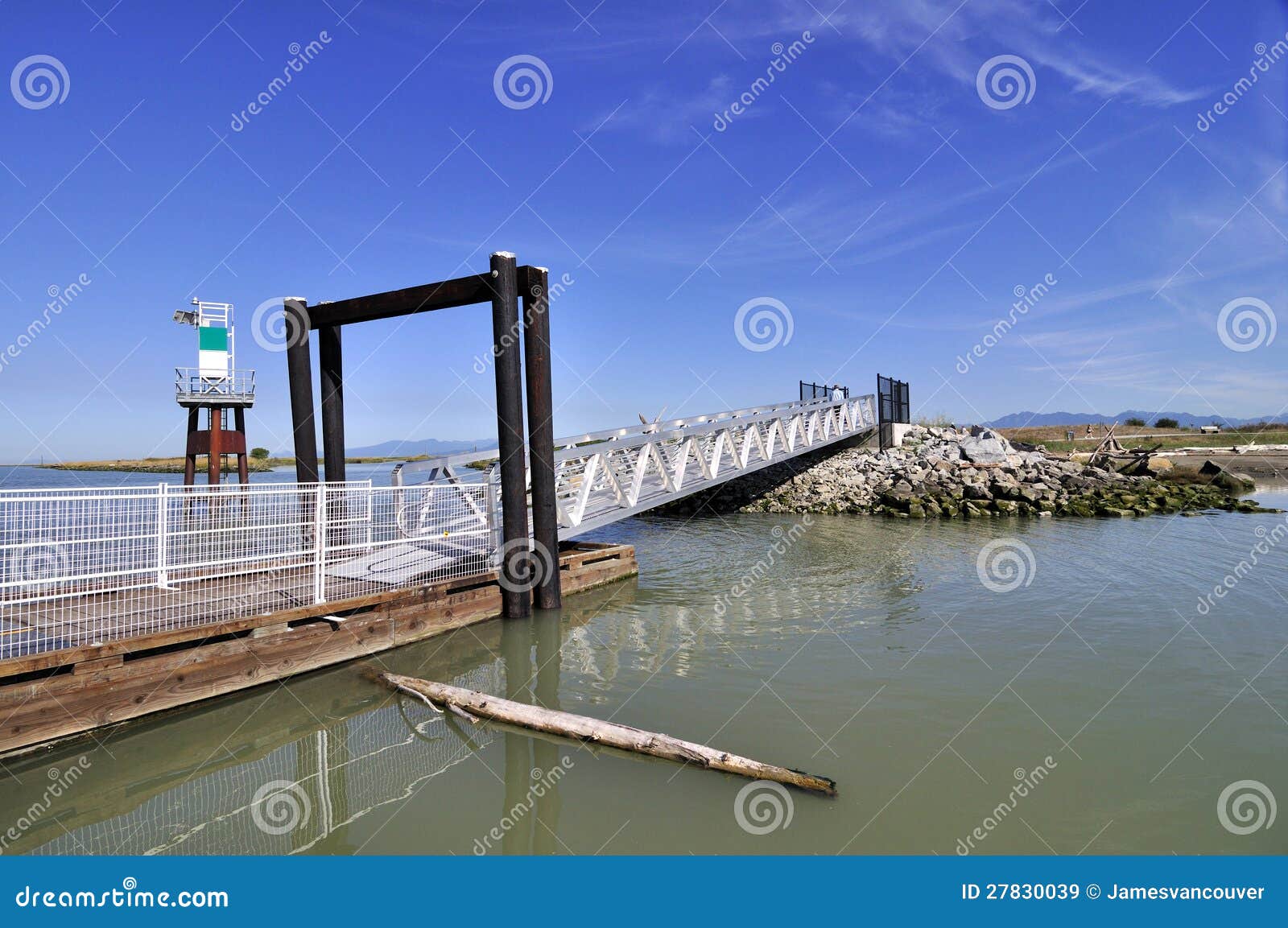 New Built Alloy Aluminium Bridge Stock Image Image of summer, park 27830039
