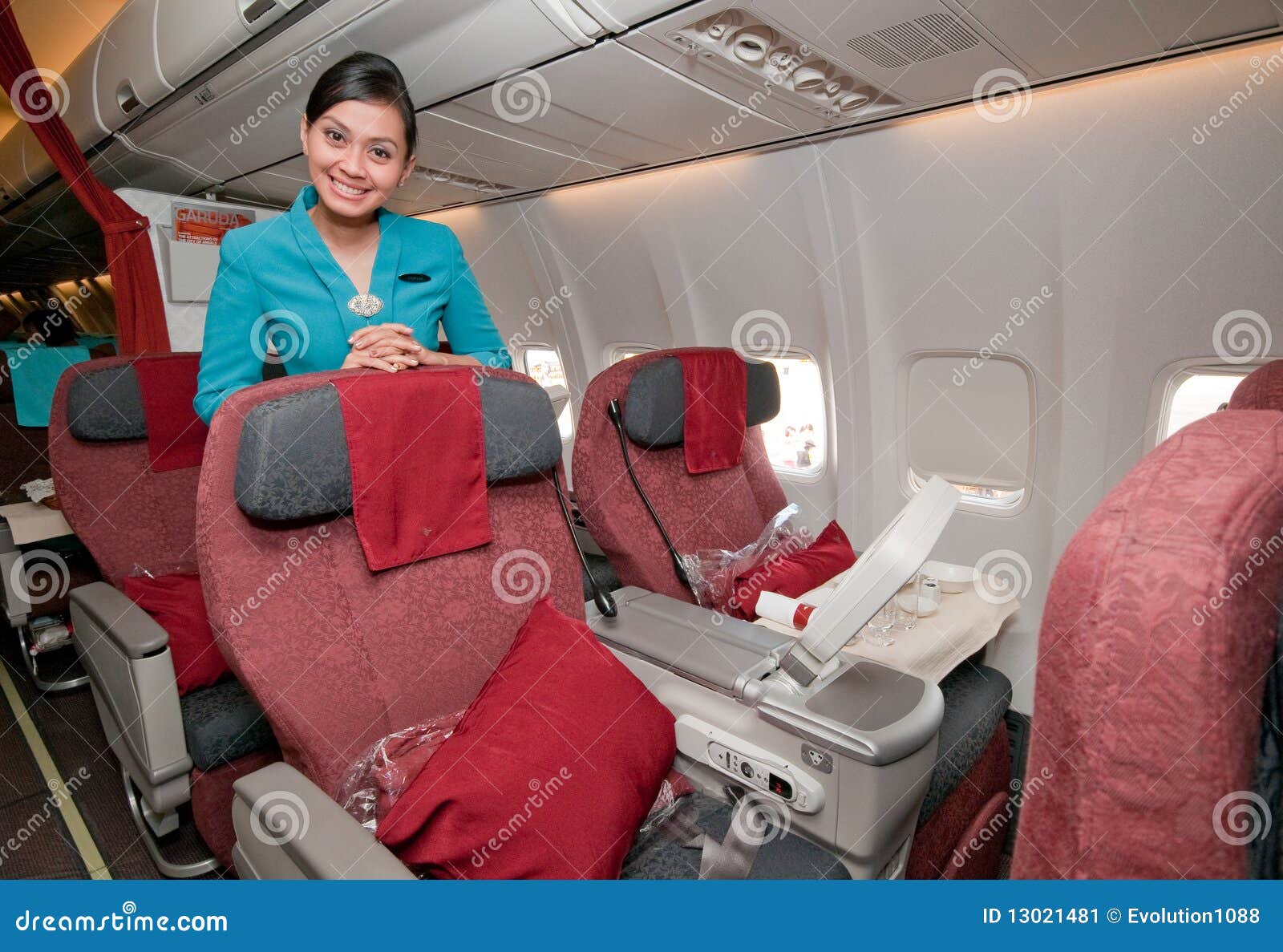 New Business  Class  Seats In Garuda  Indonesia  Editorial 