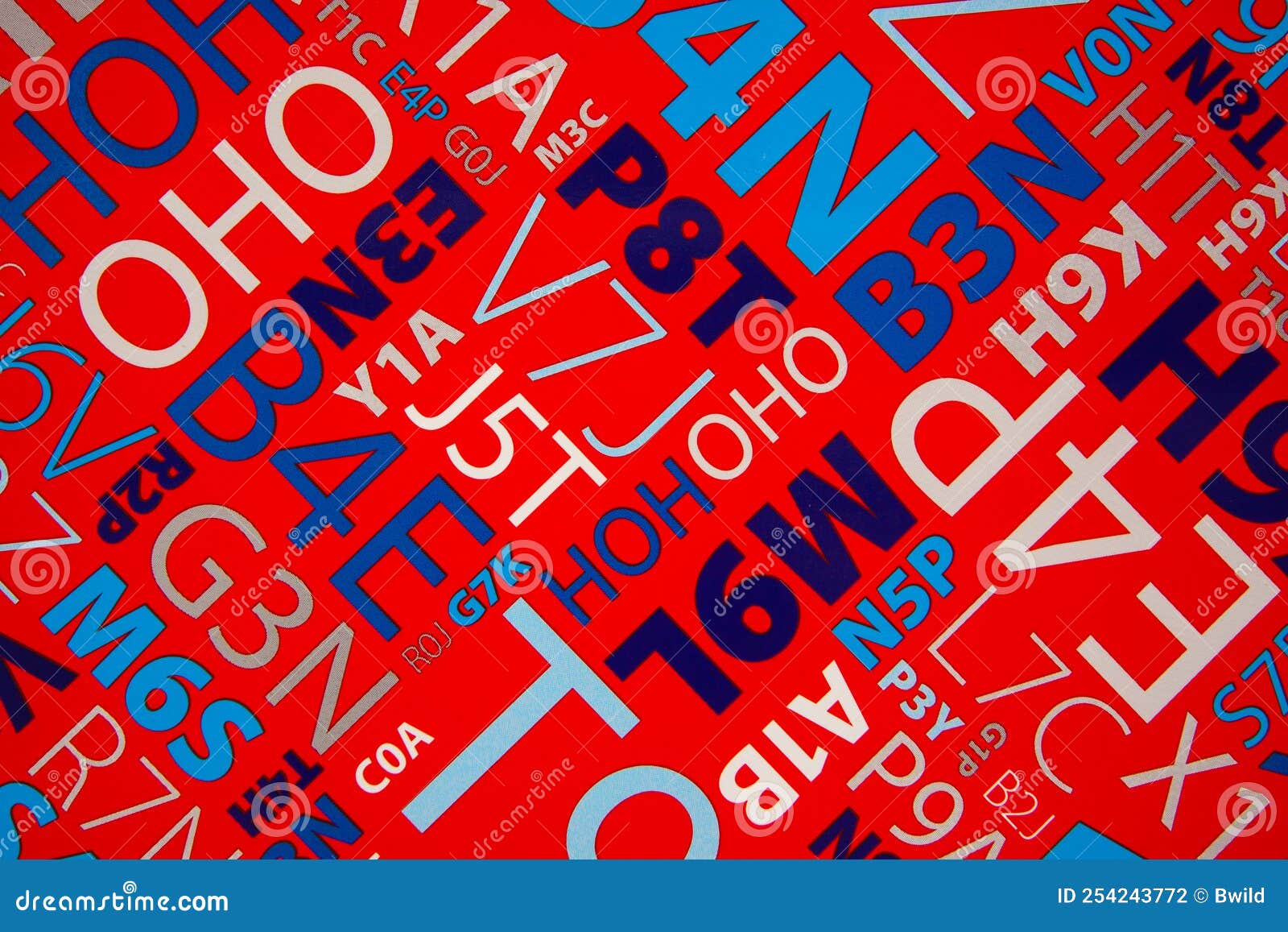 The New Canadian Red Mail Box with Letters and Numbers Print Stock