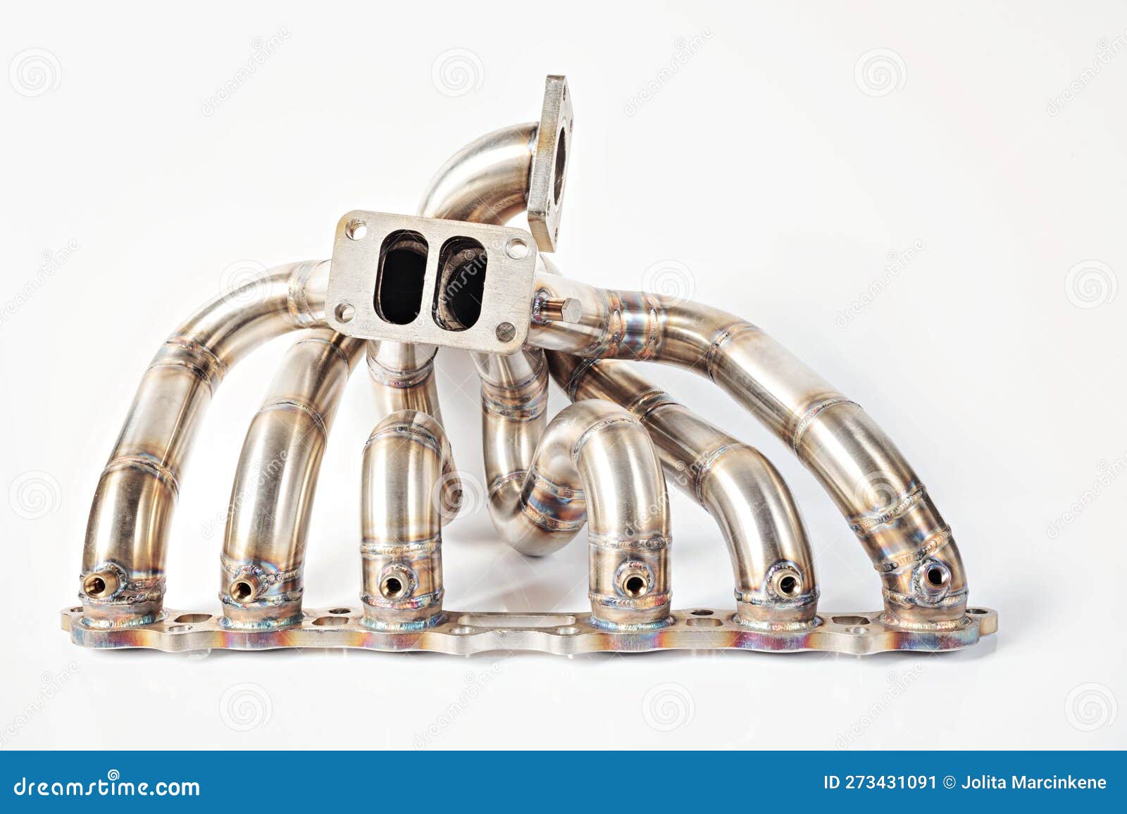 New car exhaust manifold stock image. Image of transport 273431091