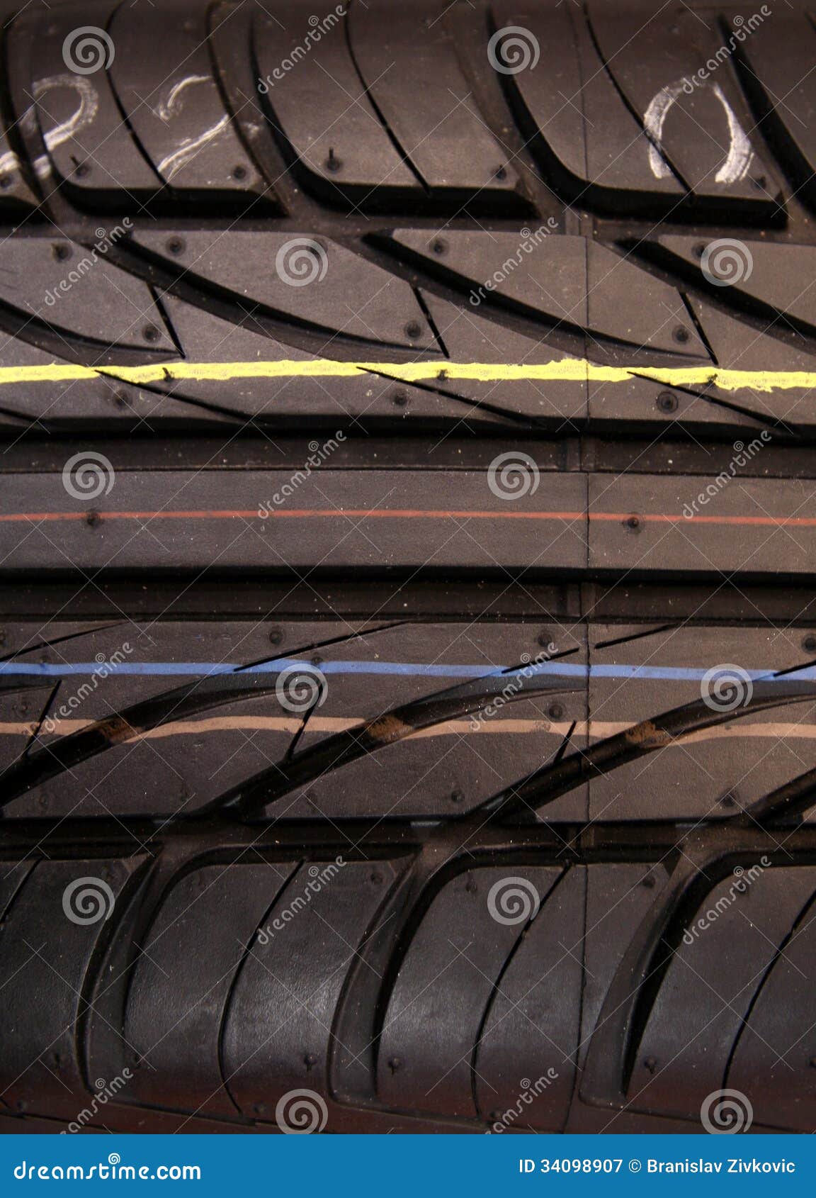 New car tires stripes stock image. Image of tire, racing 34098907