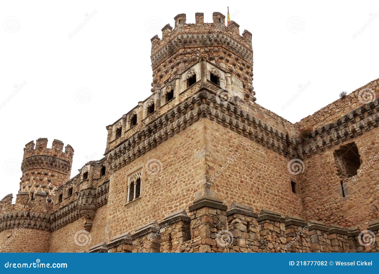 new castle, manzanares el real, spain