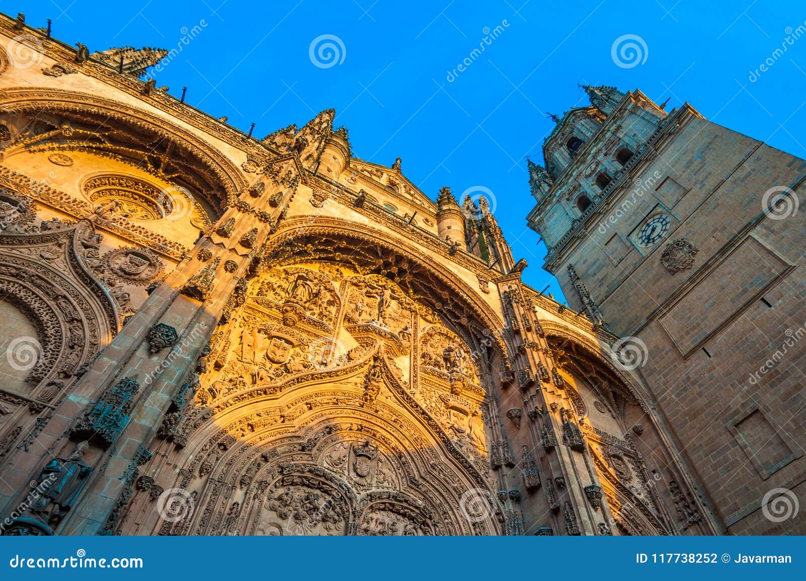 new cathedral or catedral nueva in salamanca, spain