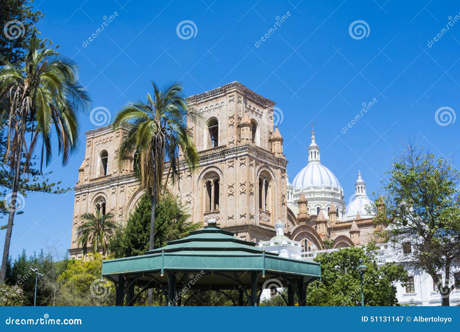 New Cathedral Of Cuenca, Ecuador Stock Image Image of landmark