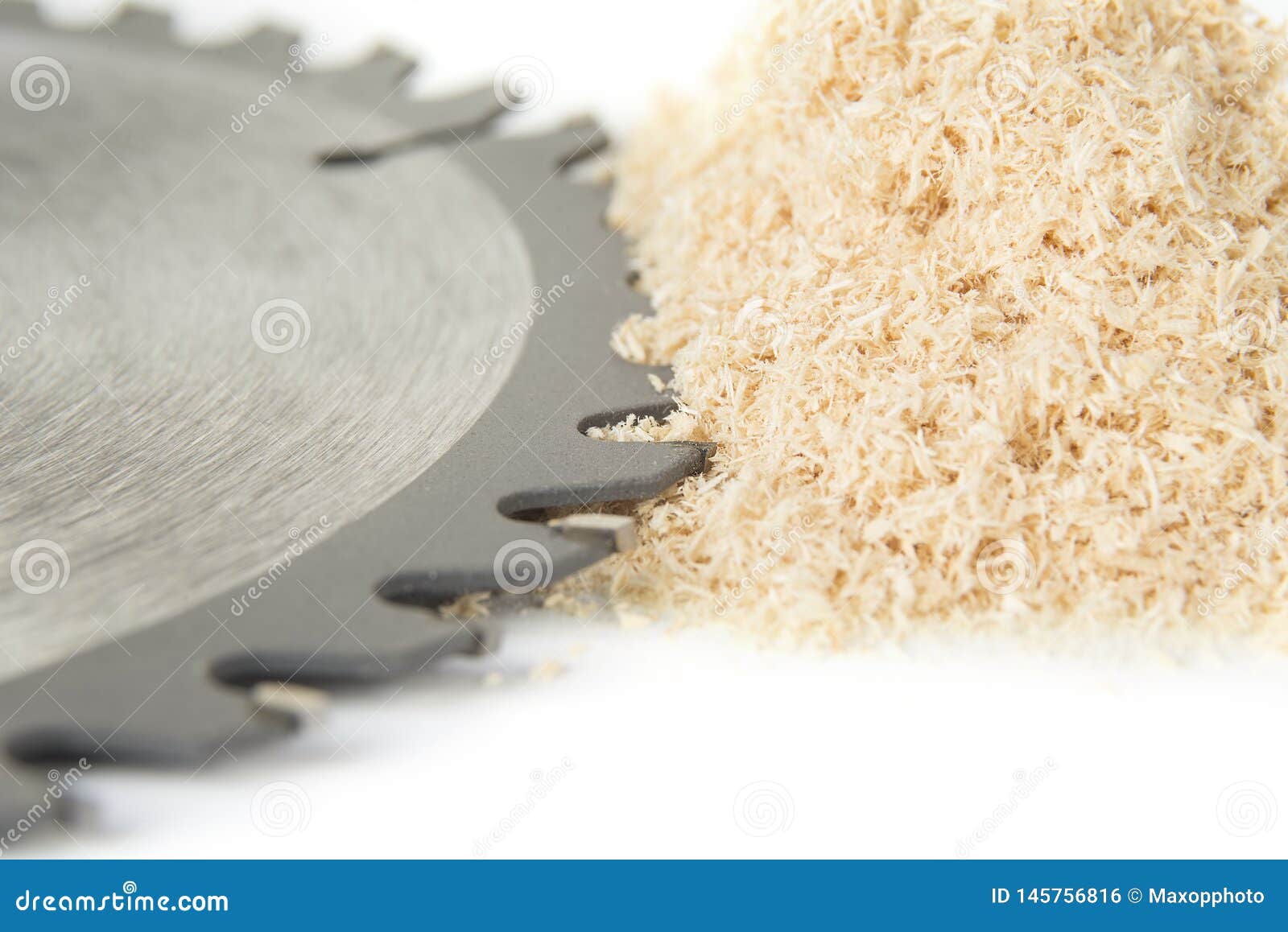 New Circular Saw Blades for Wood or Plastic. Stock Photo Image of