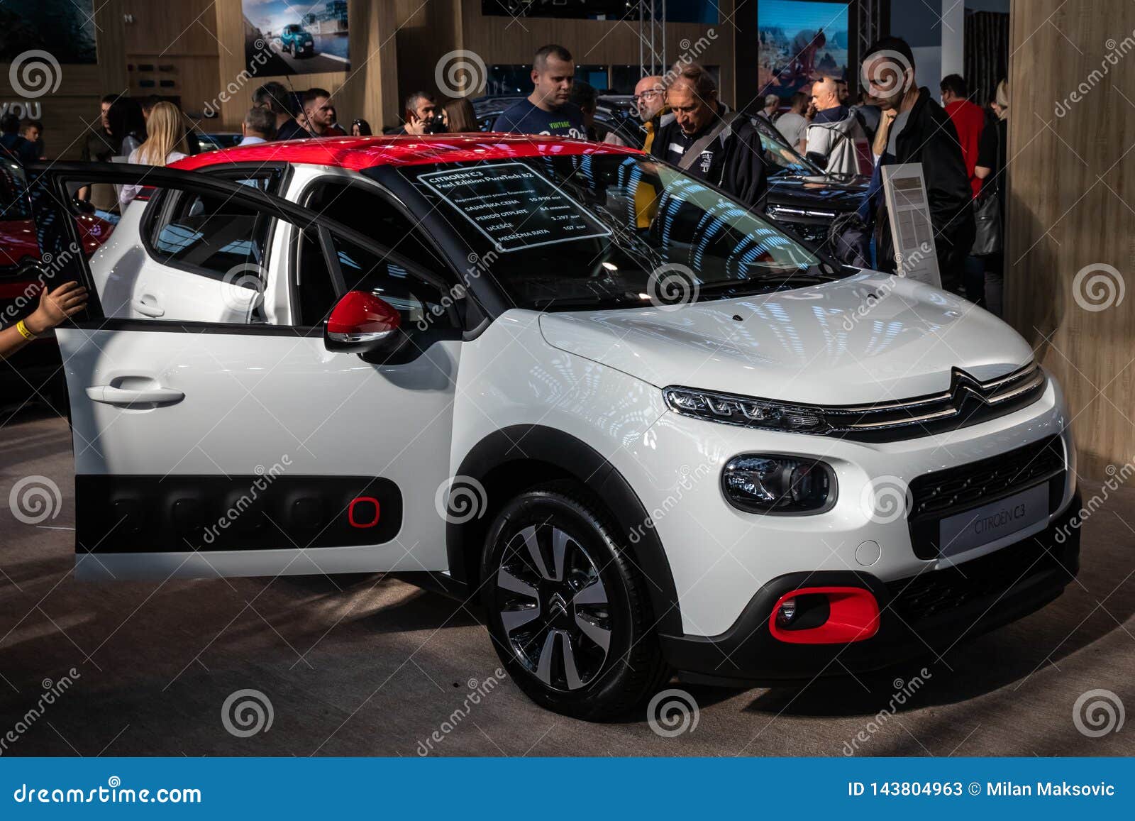 New Citroen Cars On 54Th Belgrade International Car And Motor Show Editorial Stock Photo - Image Of Classic, Display: 143804963