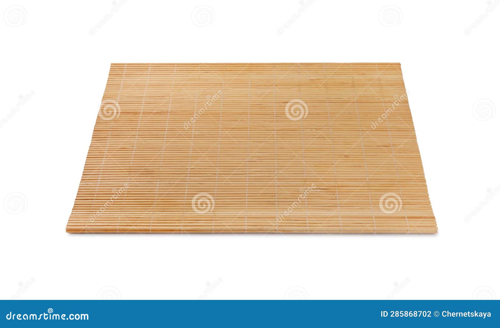 New Clean Bamboo Mat Isolated on White Stock Photo Image of stick