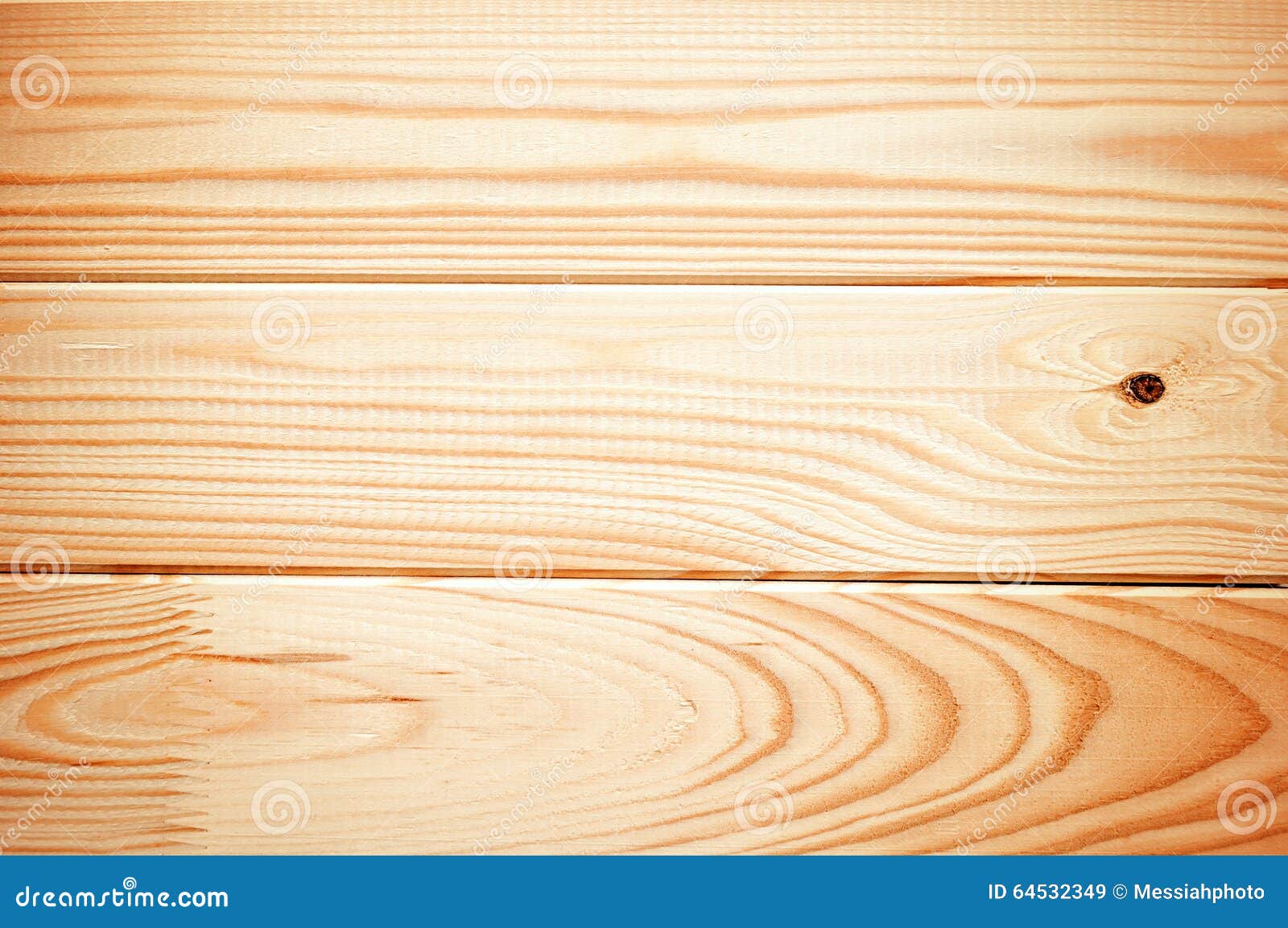 New Clean Planks Of Spruce And Pine Wood Stock Image 