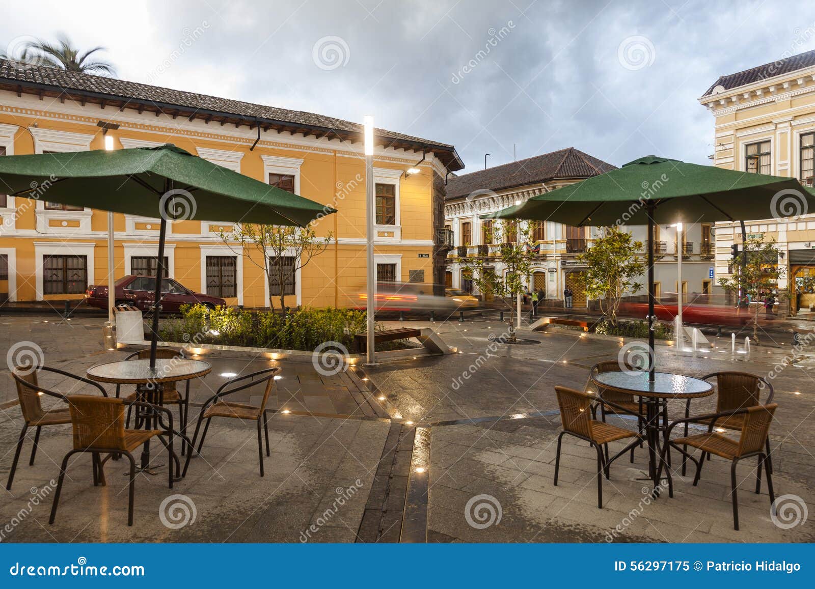New Coffee Bar in the Old Downtown of Quito Stock Image Image of