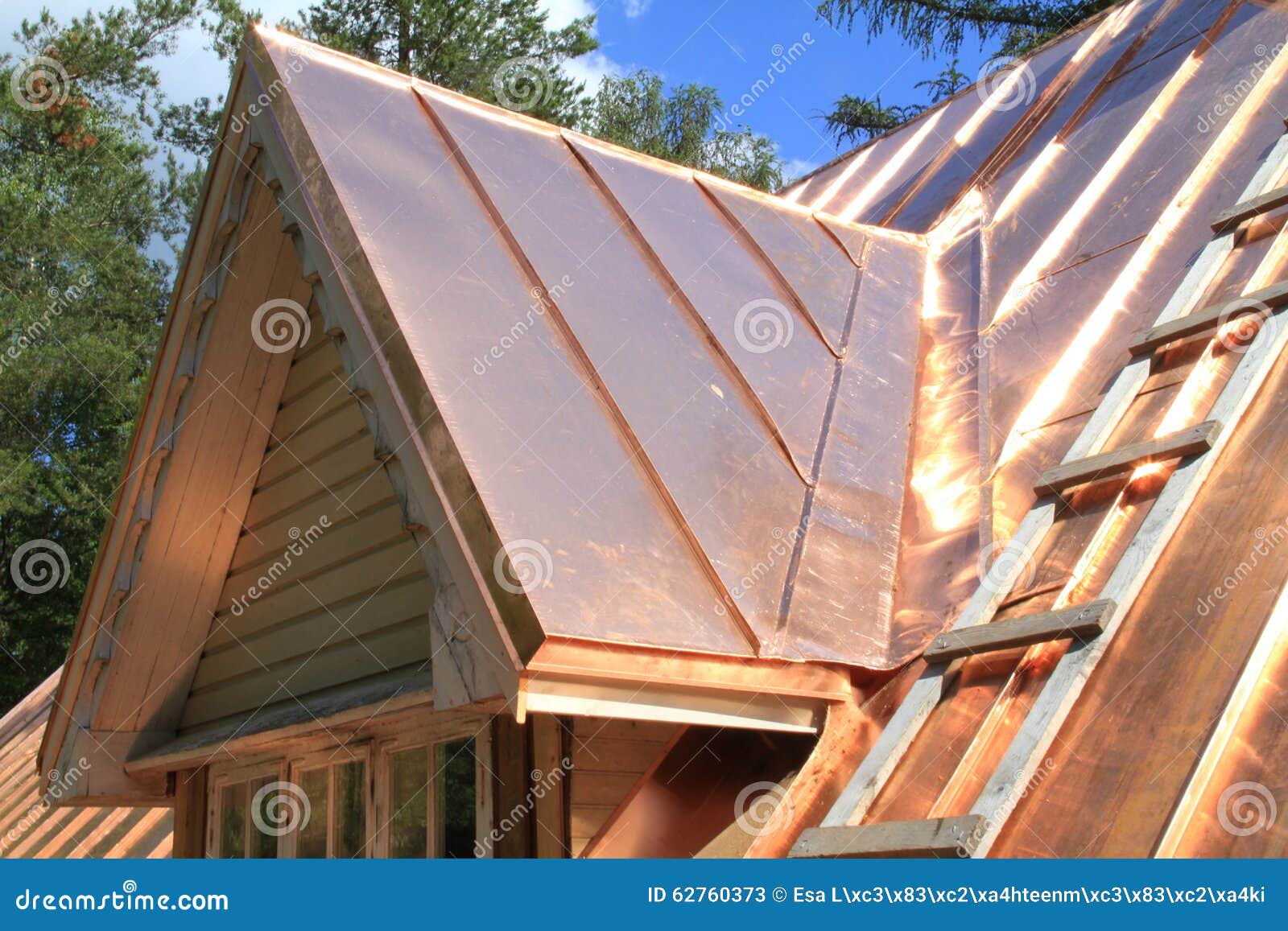 new copper roof