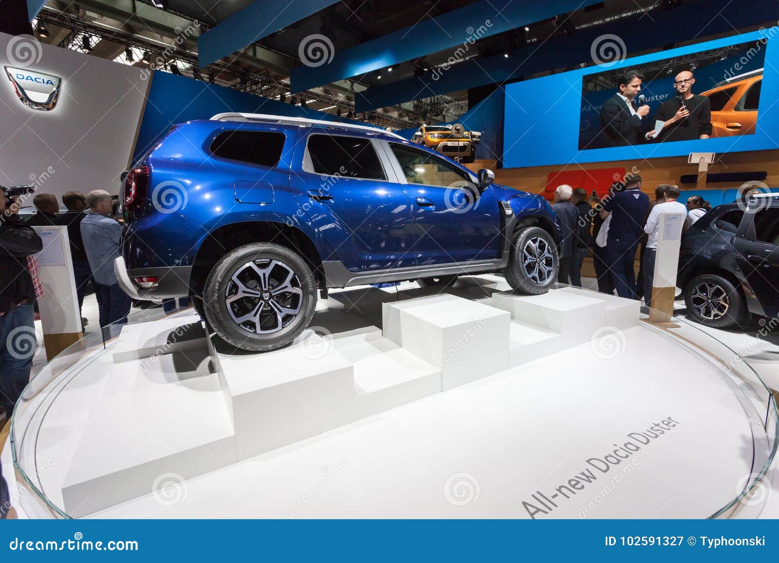 New Dacia Duster At The Iaa 2017 Editorial Photography Image Of