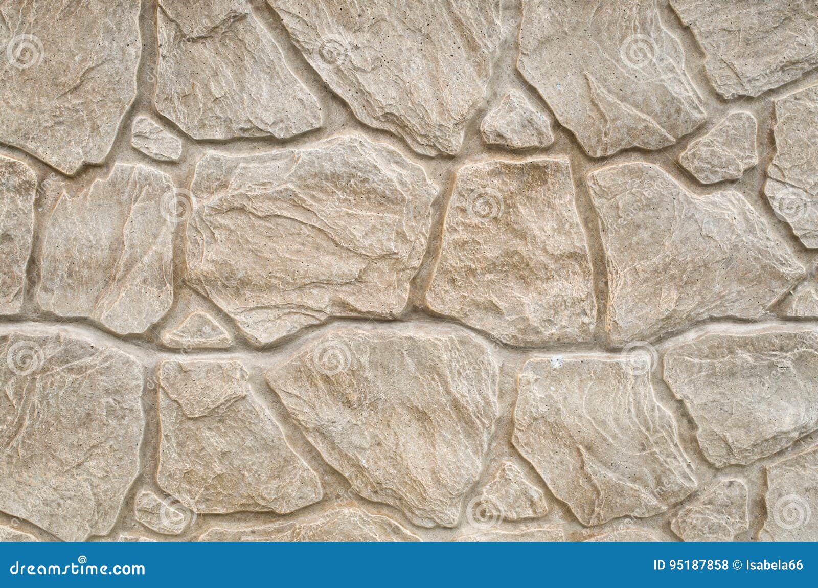 New Decorative Plaster Imitating a Stone Wall Stock Photo Image of