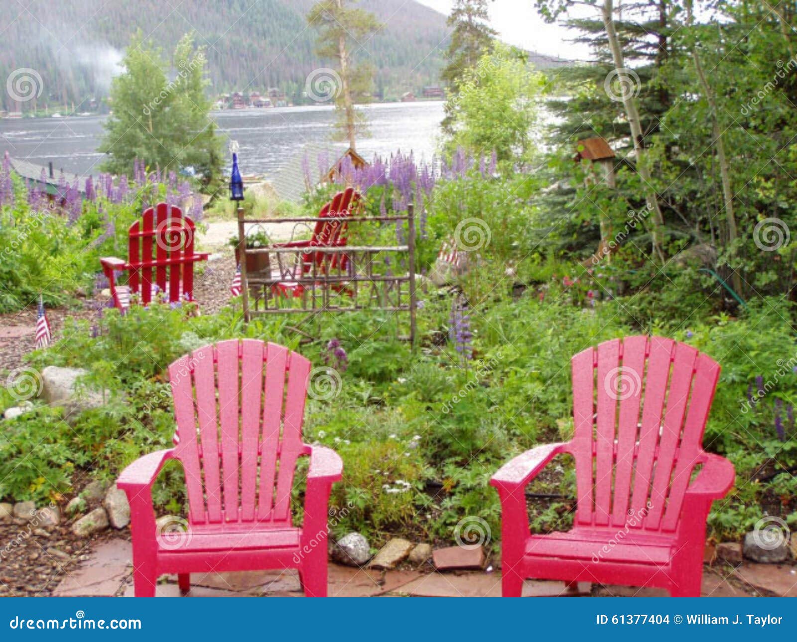 A New England Patio stock photo. Image of comfortable 61377404