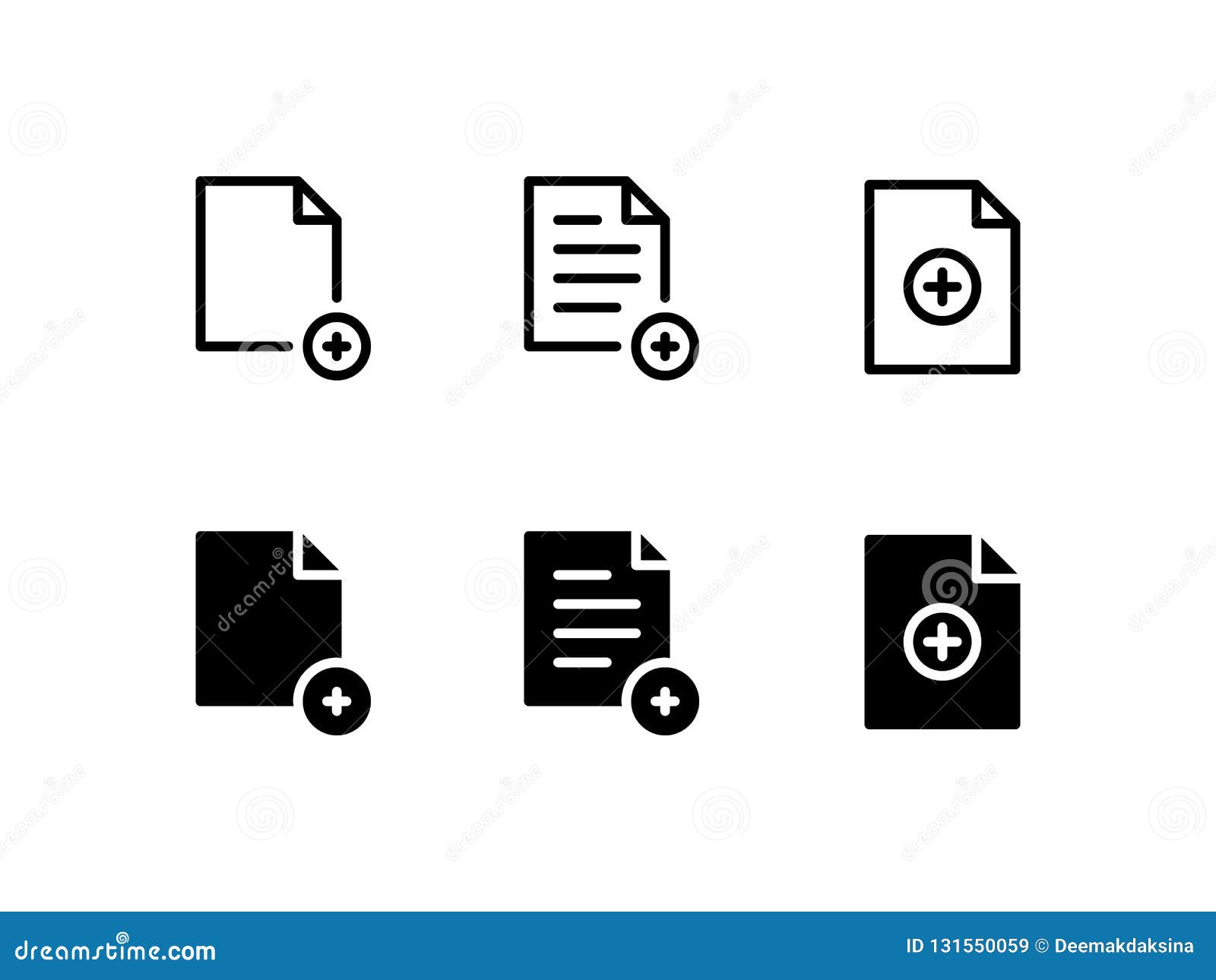 Download New File Icon Logo Vector Symbol. Add Document Icon ...