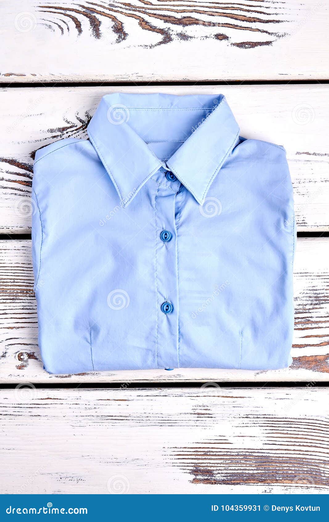 New Folded Buttoned Shirt for Girls. Stock Image - Image of folded ...