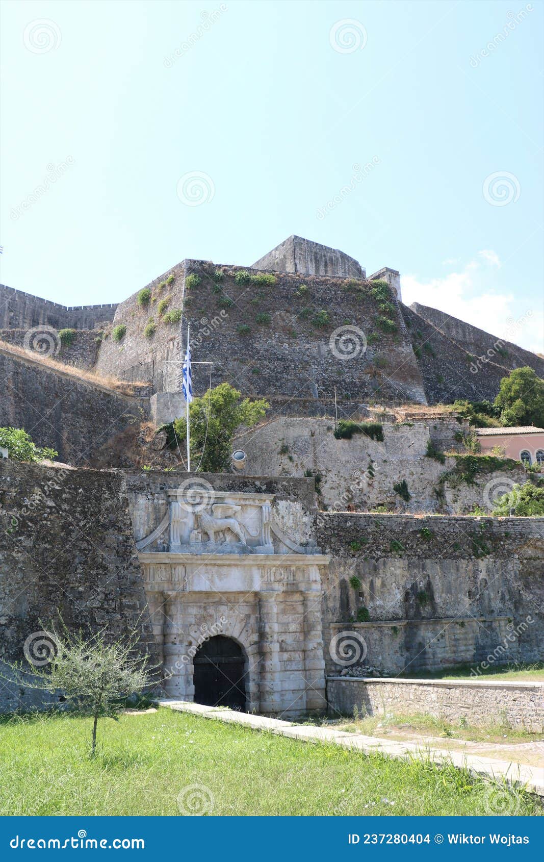 new fortress of corfu greece