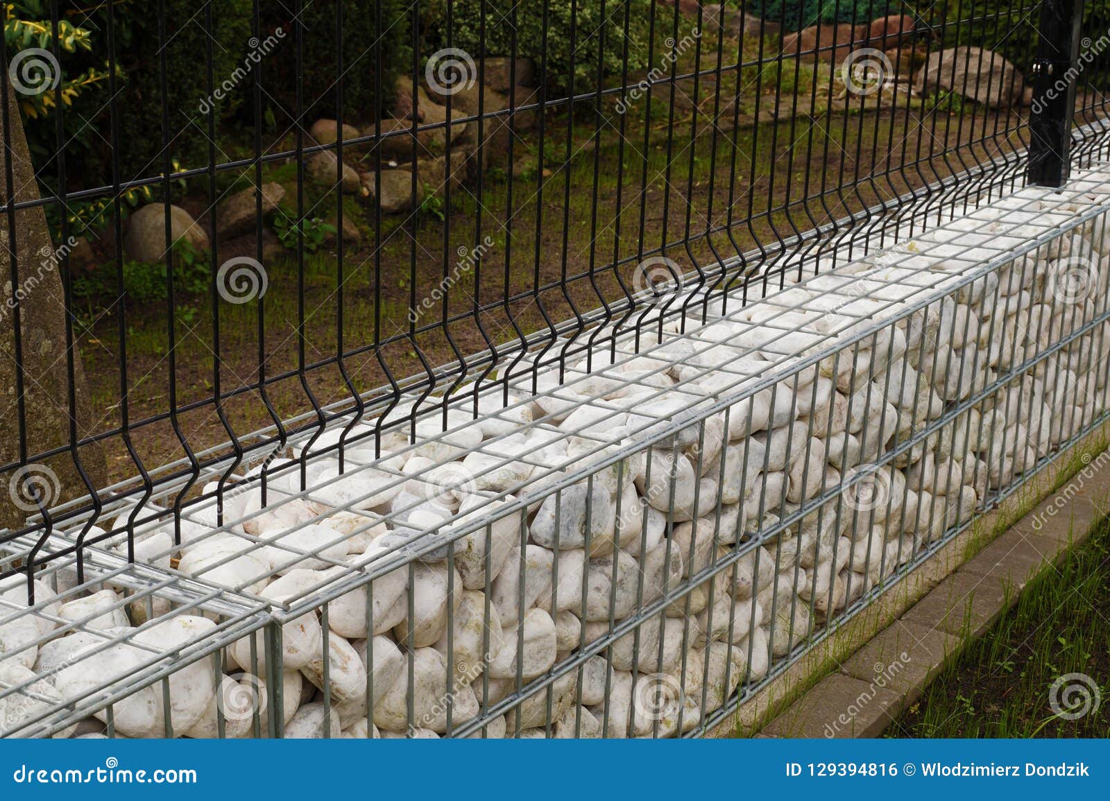 vidaXL Gabion Basket Steel 200x50x100cm Outdoor Garden Basket Wall Wire Fence 