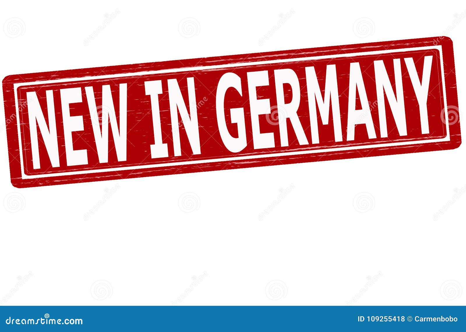New in Germany stock illustration. Illustration of miscellaneous