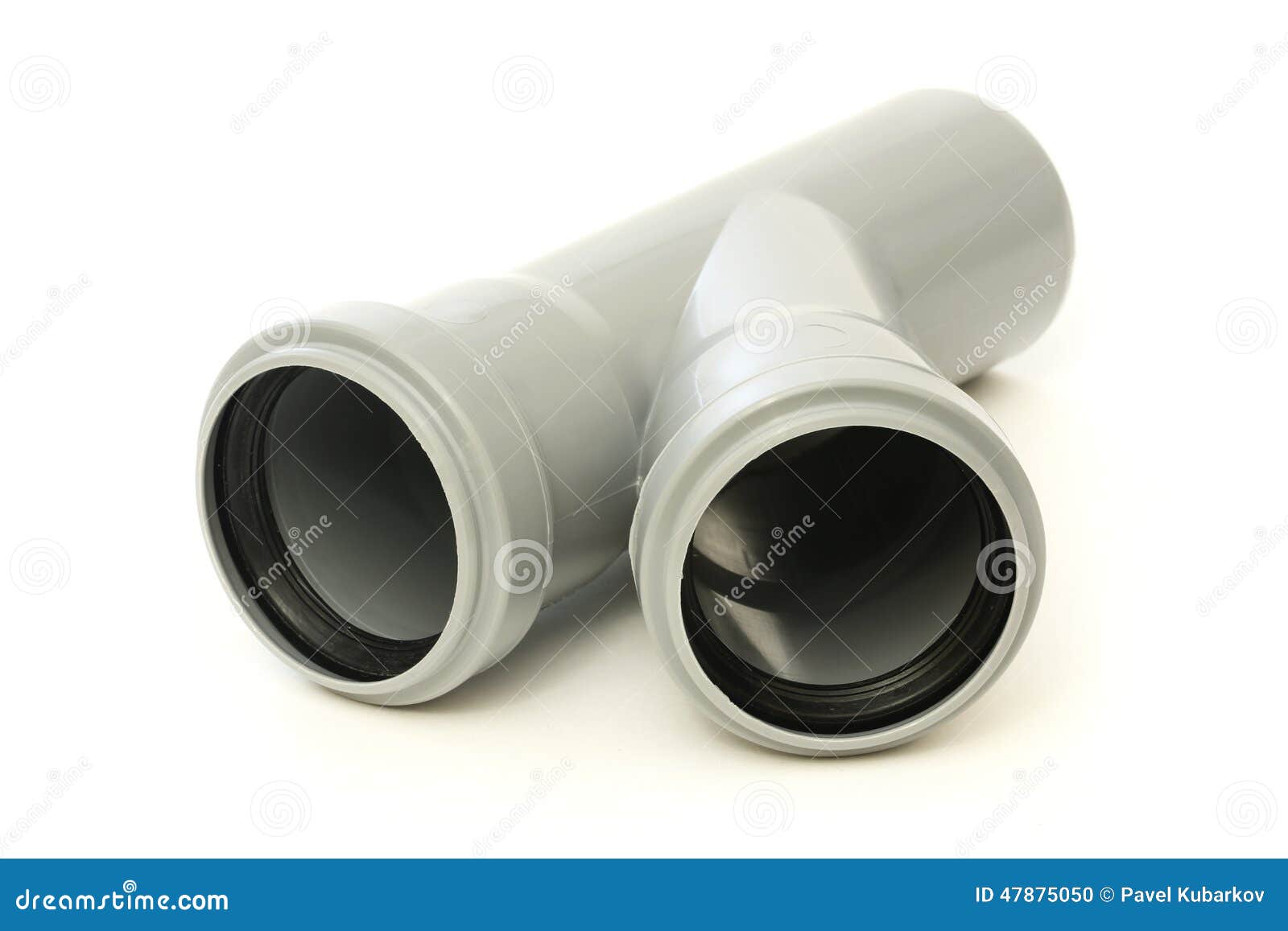 New gray drain pipe stock photo. Image of assembly, accessories 47875050