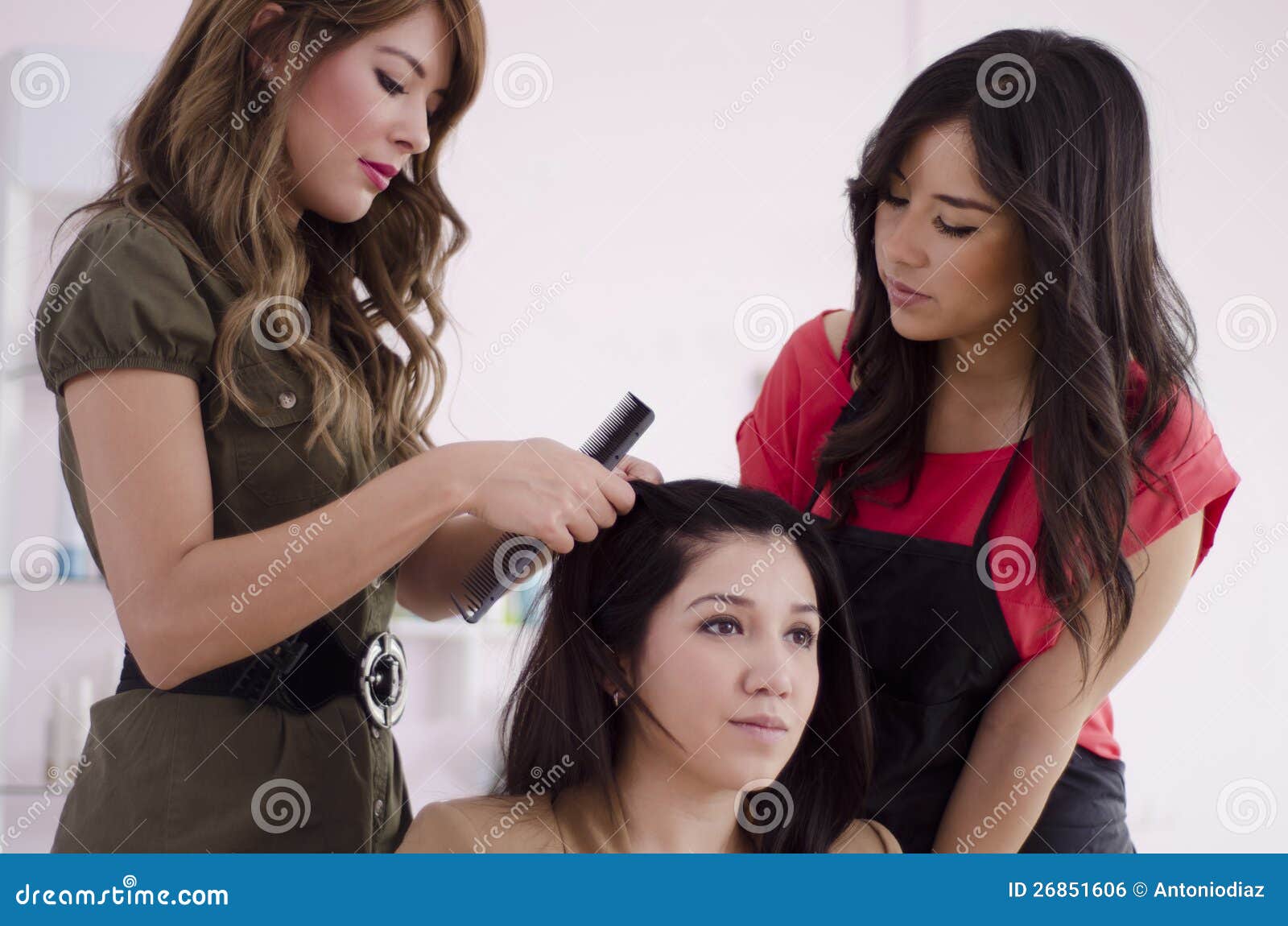 New Hairstylist In Training Stock Photo Image Of Girl Beauty