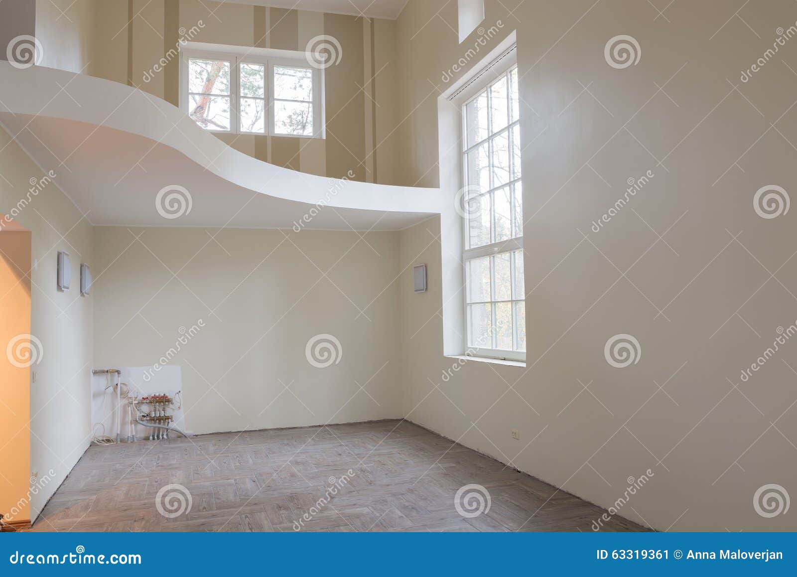 New Unfinished Home Interior Stock Photography New Unfinished Home Interior Stock Photography