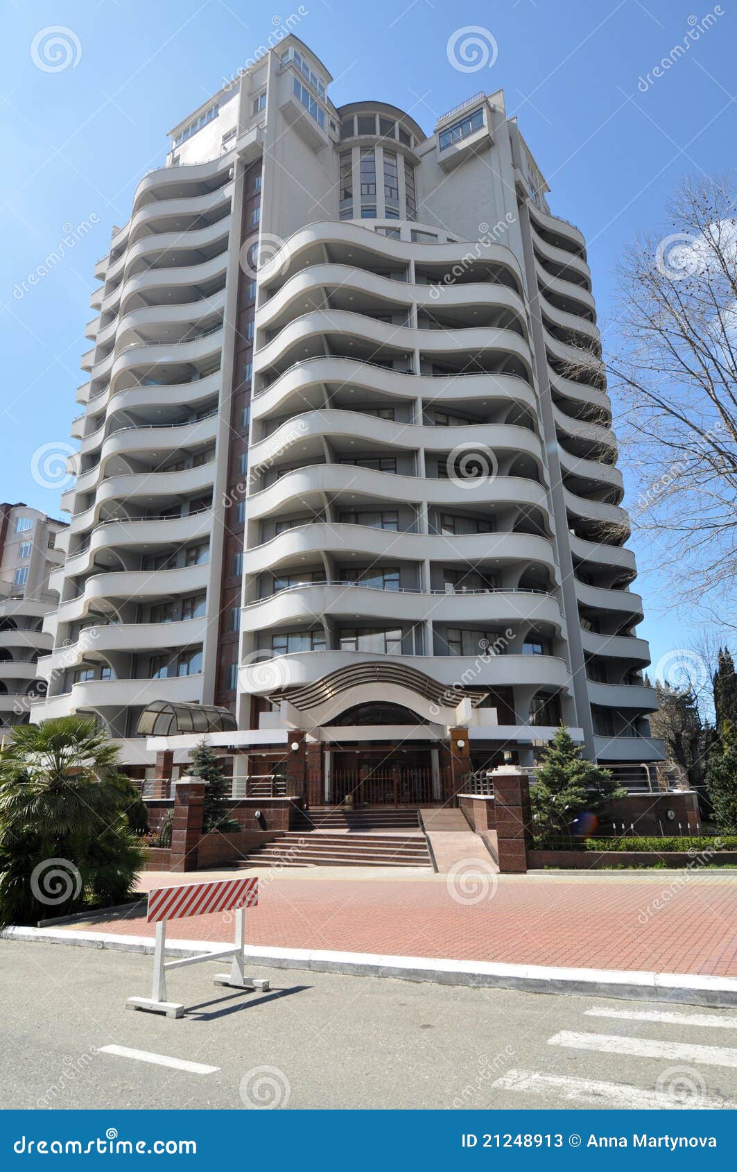 New home in Sochi stock image. Image of quiet, downtown 21248913