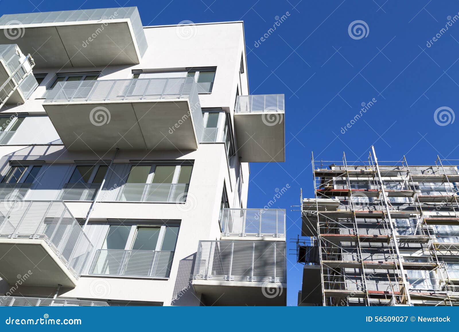 New Homes Under Construction Stock Image Image of urban, penthouse