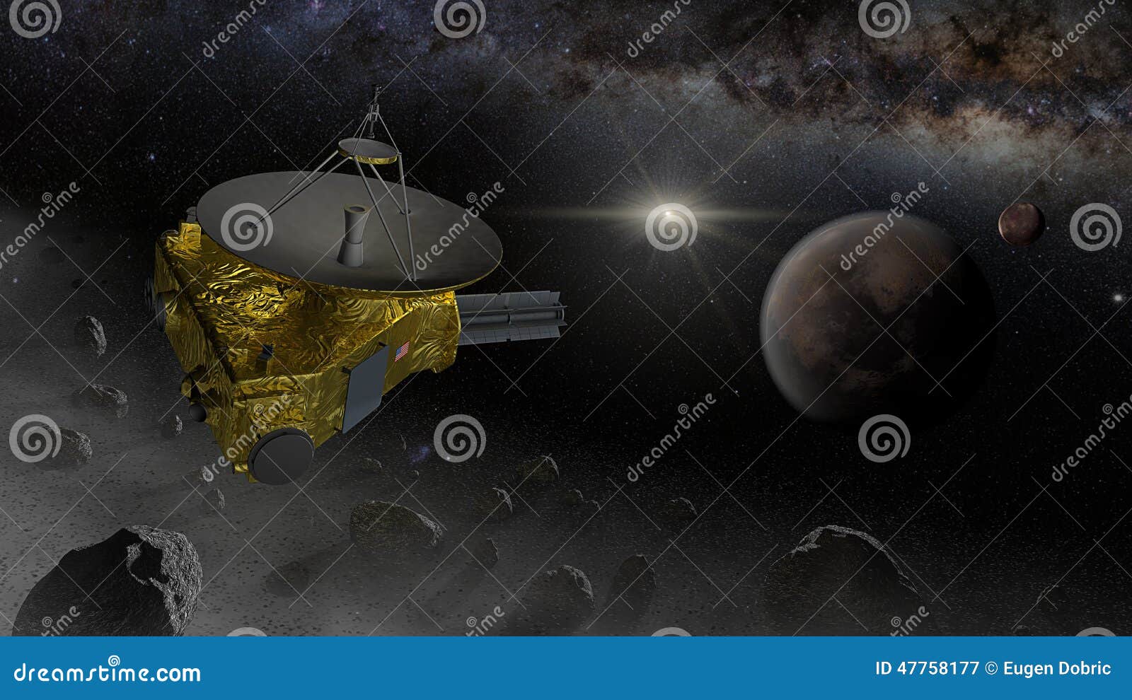 new horizons space probe fly into kuiper belt