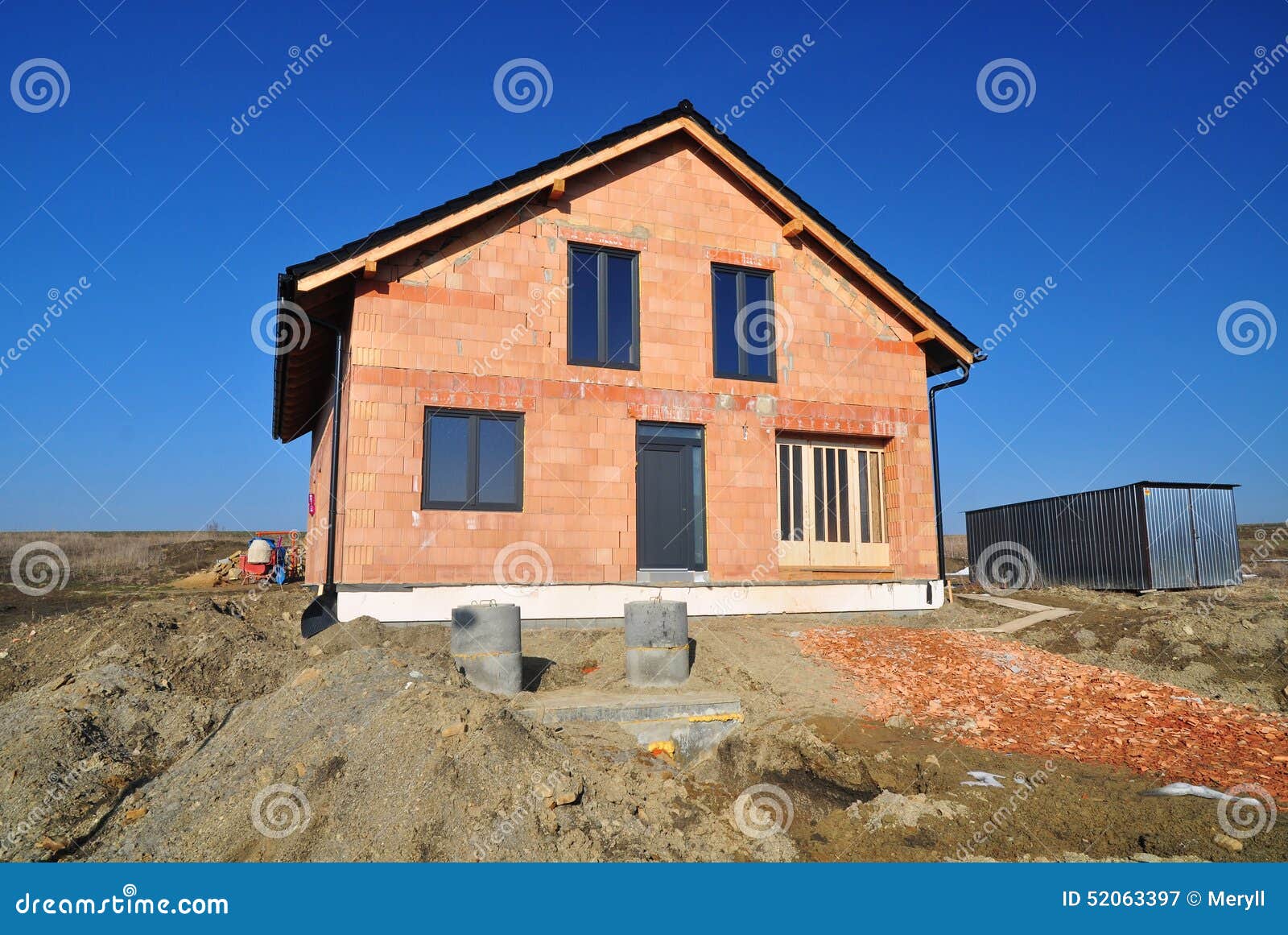 New house development stock image. Image of build, development 52063397