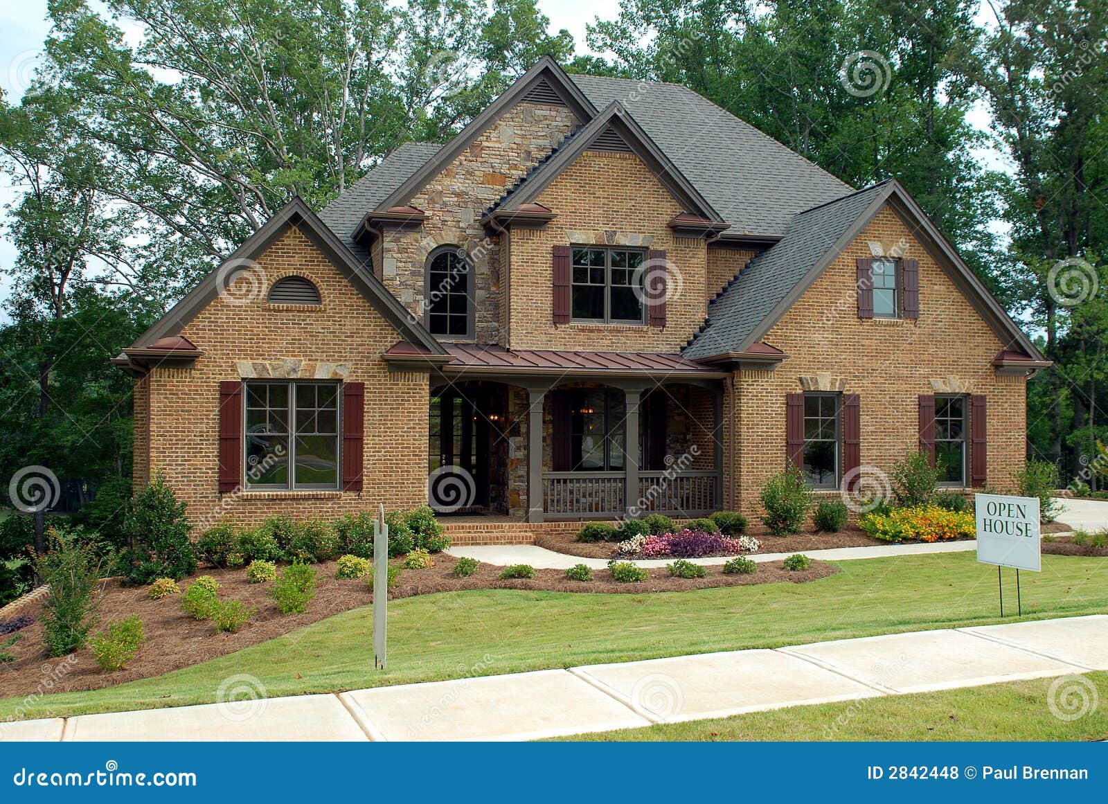 New House for Sale stock photo. Image of property, grass 2842448