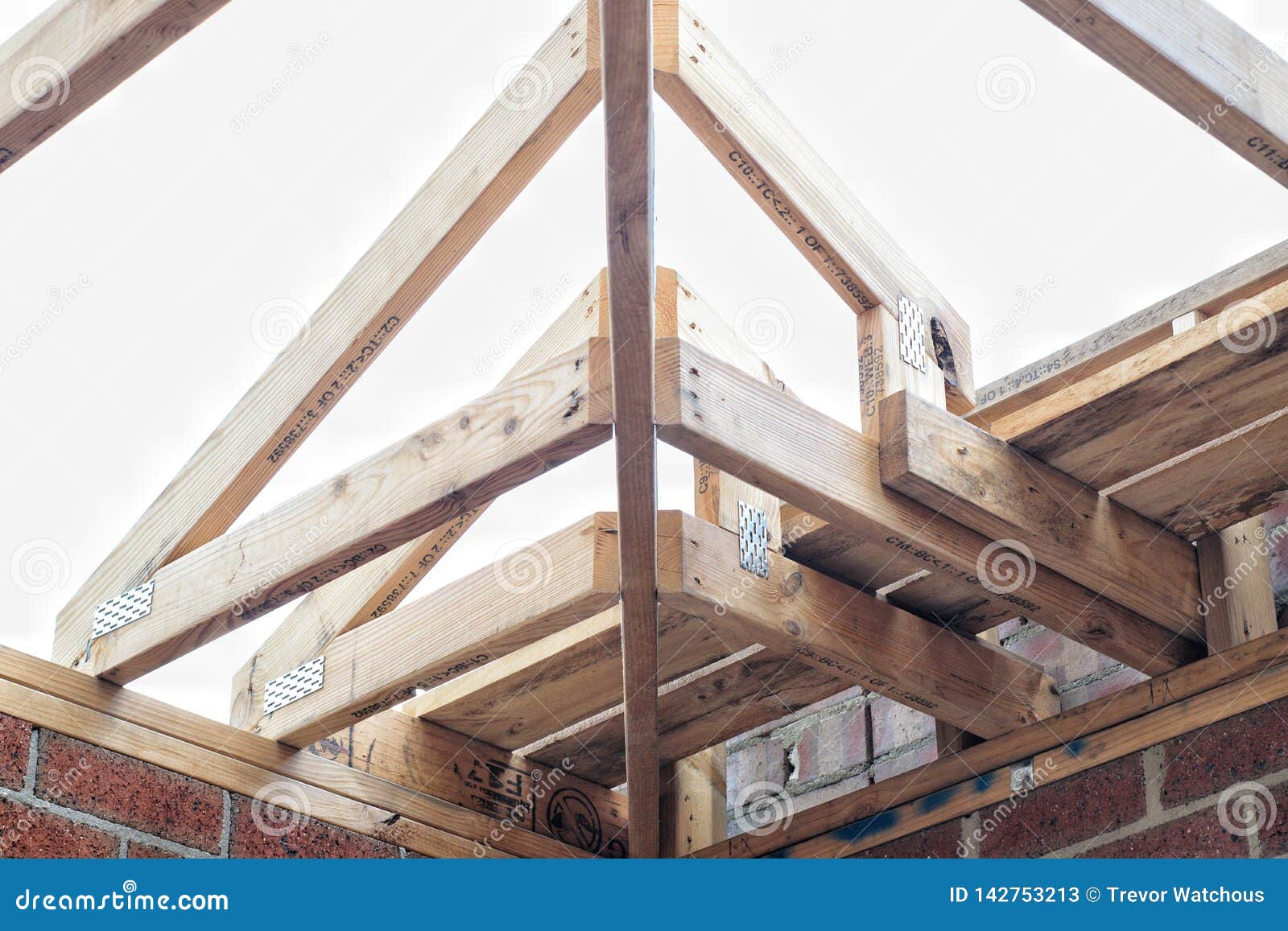 A New House Stock Image Image Of Wooden Angles Lines