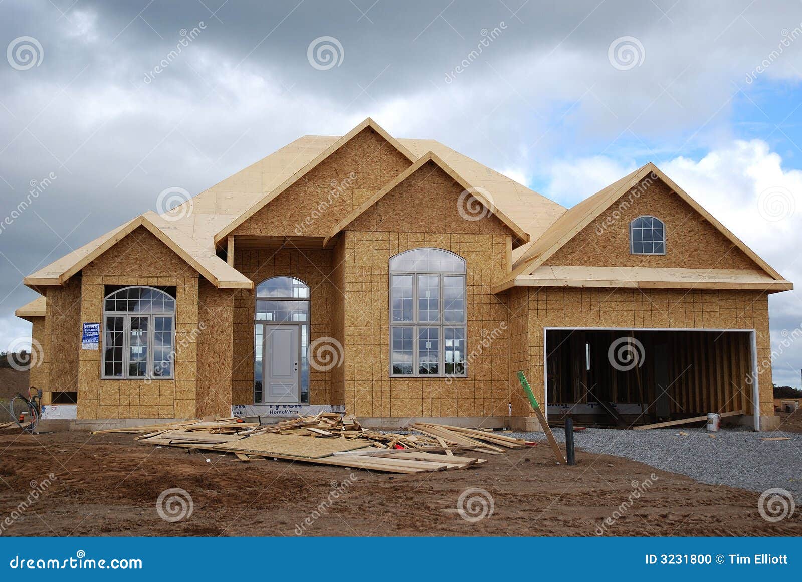 New House Under Construction Stock Photo Image 3231800 New House Under Construction Stock Photo Image 3231800