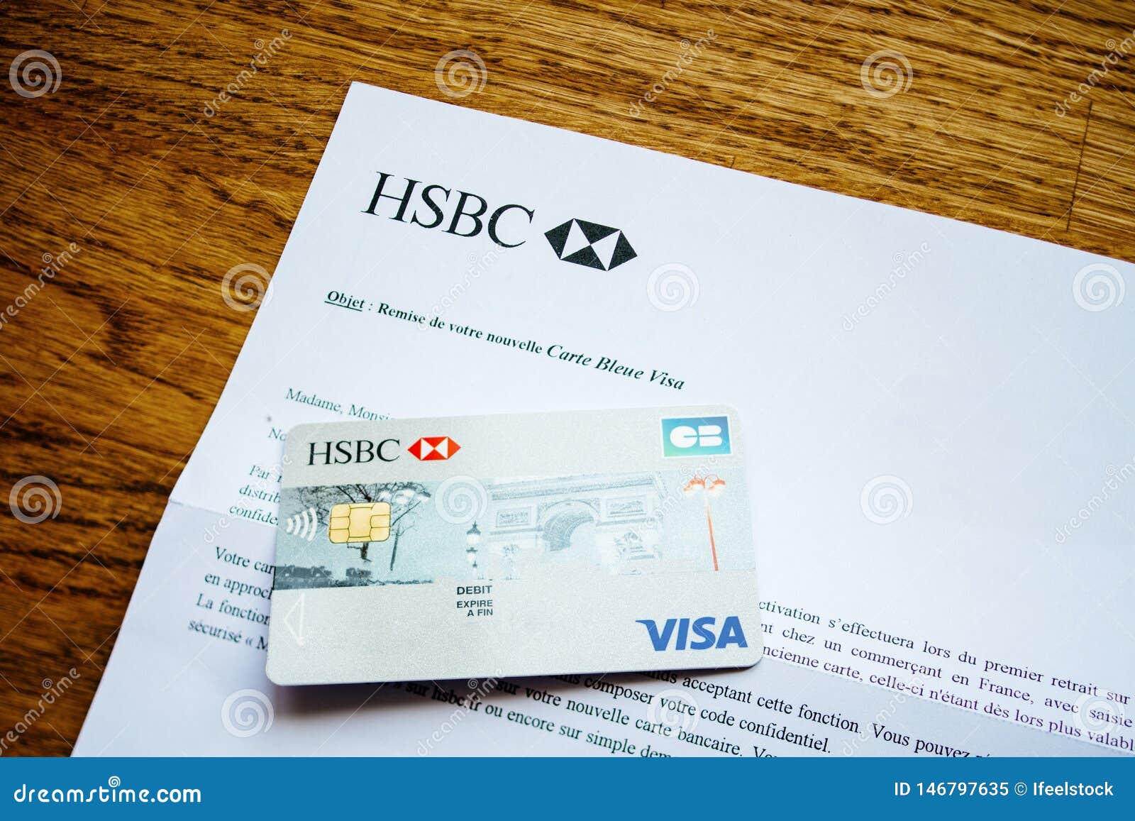 new-hsbc-visa-debit-card-chip-security-contactless-editorial-image