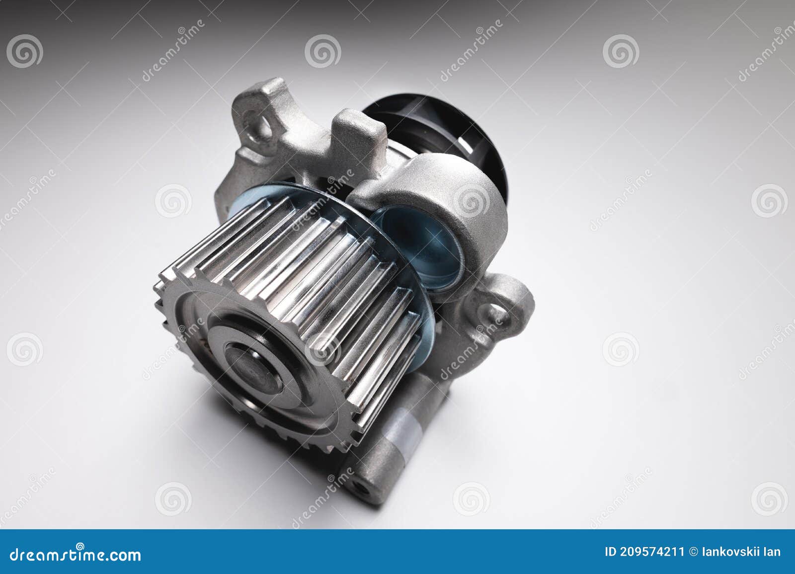 New ICE Water Cooling Pump in Contrasting Light on a Gradient